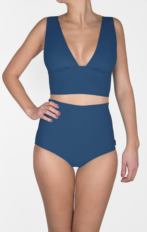 Shan Intemporel Full coverage high waist bikini bottom